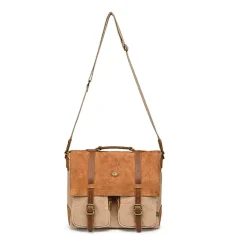 TSD Brand Valley Oak Messenger Bag