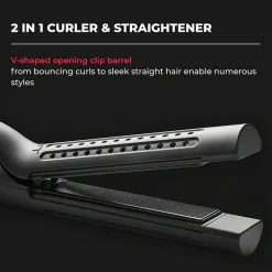 TYMO Airflow 50s Fast Heat Up 1" 2 In 1 Curler & Flat Iron Flat Iron