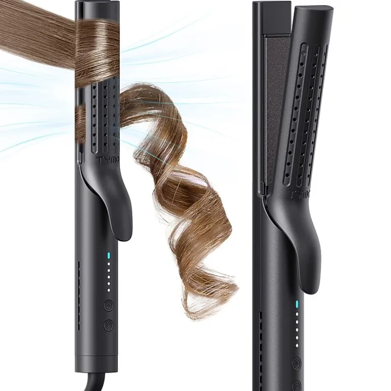 TYMO Airflow 50s Fast Heat Up 1" 2 In 1 Curler & Flat Iron Flat Iron