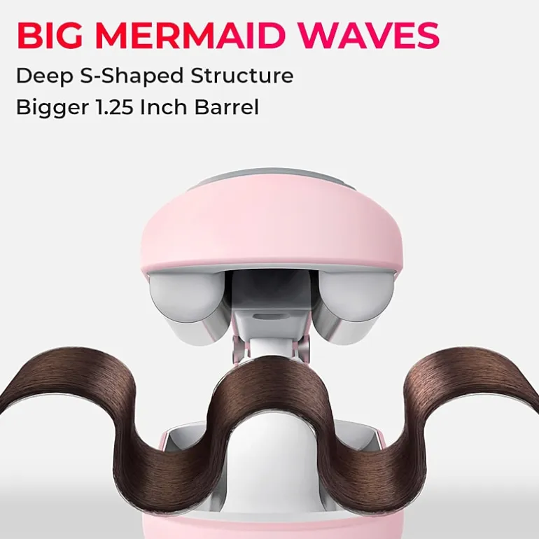 TYMO Rovy 9 Temp Settings 1.1" Wave Curling Iron