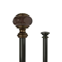 Umbra Marble Knob Double Curtain Rod