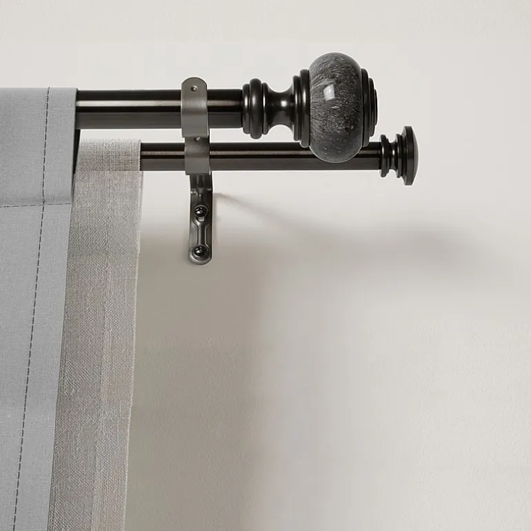 Umbra Marble Knob Double Curtain Rod