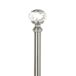 Umbra Marble Knob 1 IN Adjustable Curtain Rod