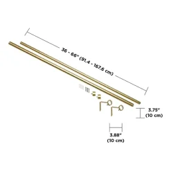 Umbra Mix & Match Cappa 1 IN Adjustable Curtain Rod