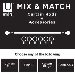 Umbra Mix & Match Ring 2-pc. Finials