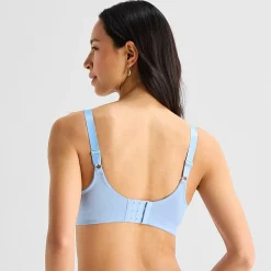 Underscore Fashion Plus Comfort Lace Trim Unlined Wireless Full Coverage Bra