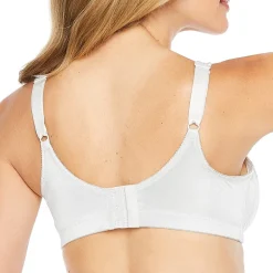 Underscore Fashion Plus Comfort Lace Trim Unlined Wireless Full Coverage Bra