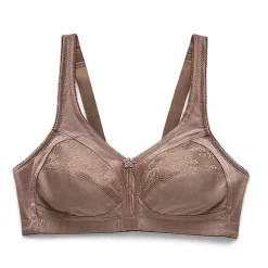 Underscore Fashion Plus Comfort Lace Trim Unlined Wireless Full Coverage Bra