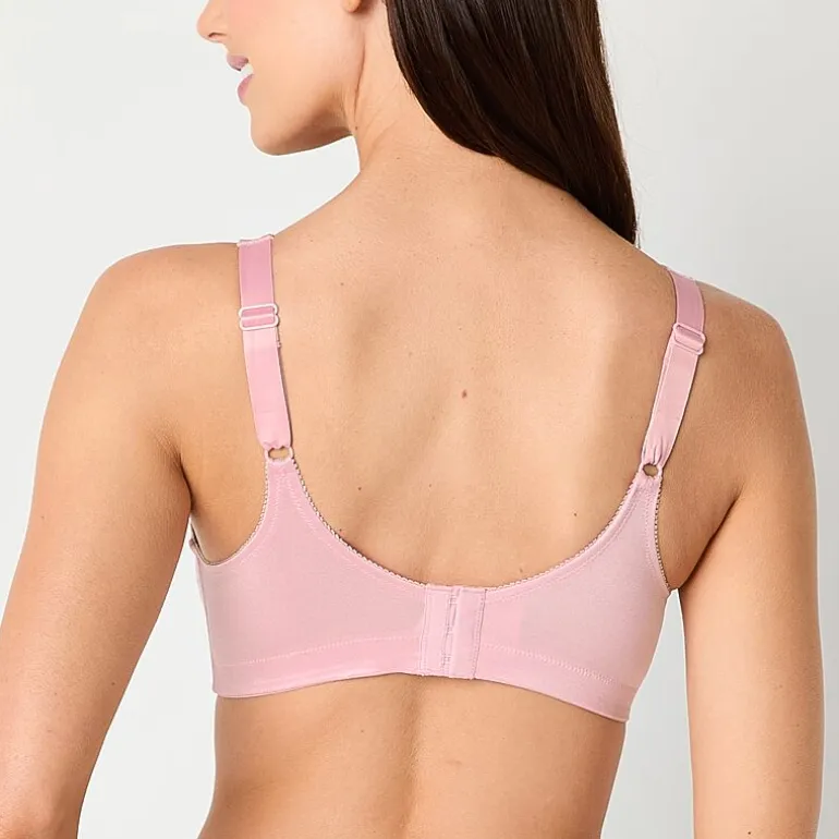 Underscore Fashion Plus Comfort Lace Trim Unlined Wireless Full Coverage Bra
