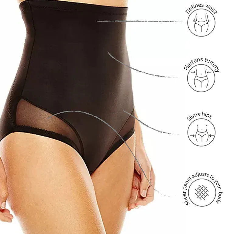 Underscore Innovative Edge® Sheer High-Waist Control Briefs