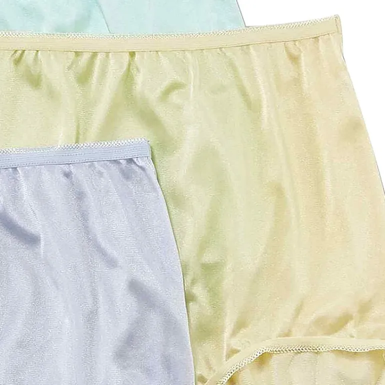 Underscore Nylon Womens 3 Pack Brief Panty