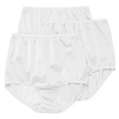Underscore Nylon Womens 3 Pack Brief Panty