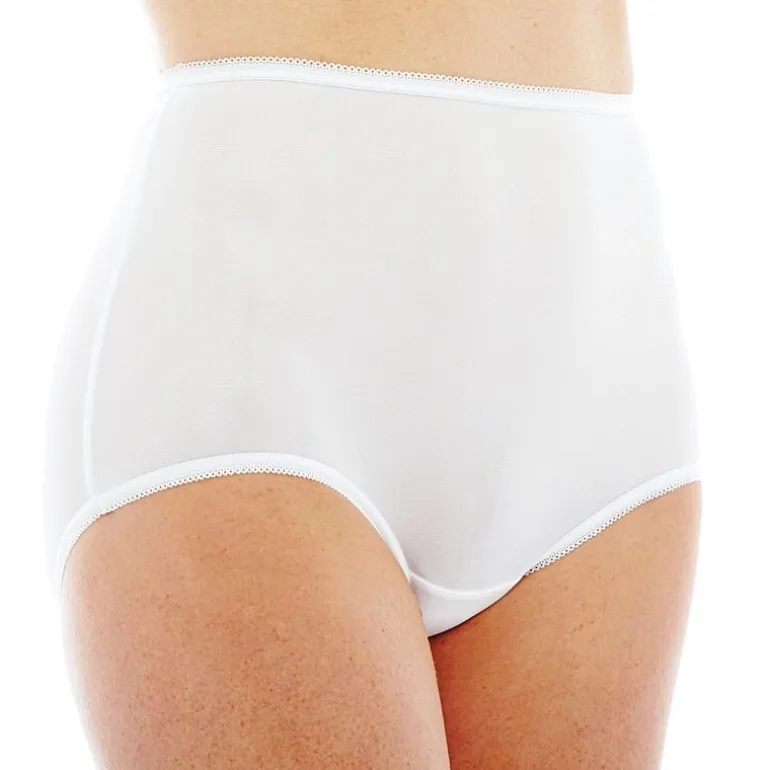 Underscore Nylon Womens 3 Pack Brief Panty