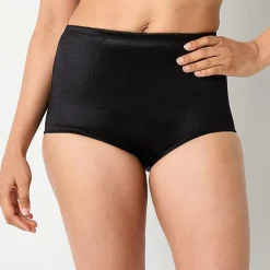 Underscore Rainbow Stretch Satin Tummy Panel Control Briefs