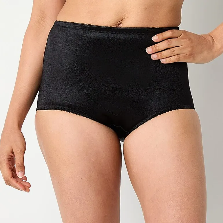 Underscore Rainbow Stretch Satin Tummy Panel Control Briefs