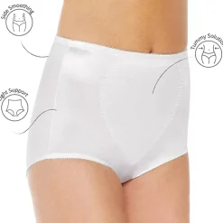 Underscore Rainbow Stretch Satin Tummy Panel Control Briefs