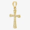 Unisex Adult 14K Gold Cross Pendant