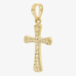 Unisex Adult 14K Gold Cross Pendant