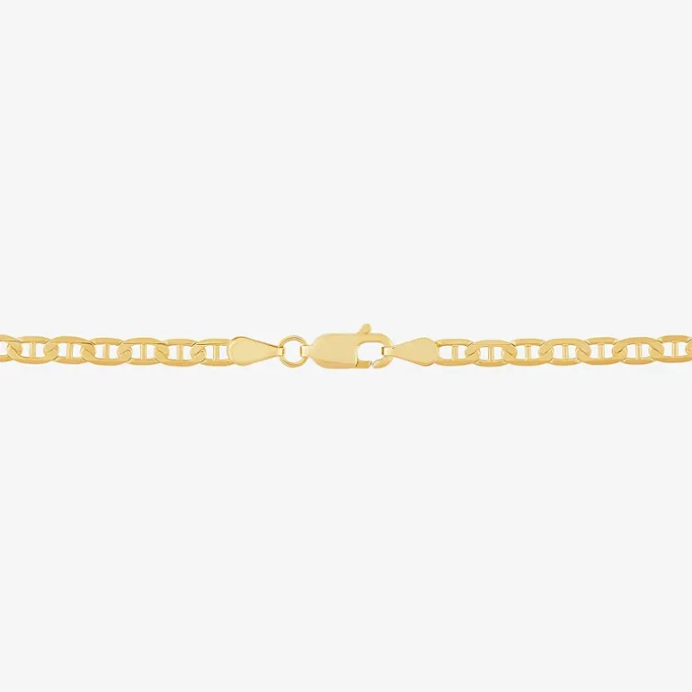 Unisex Adult 14K Gold 18 Inch Link Chain Necklace