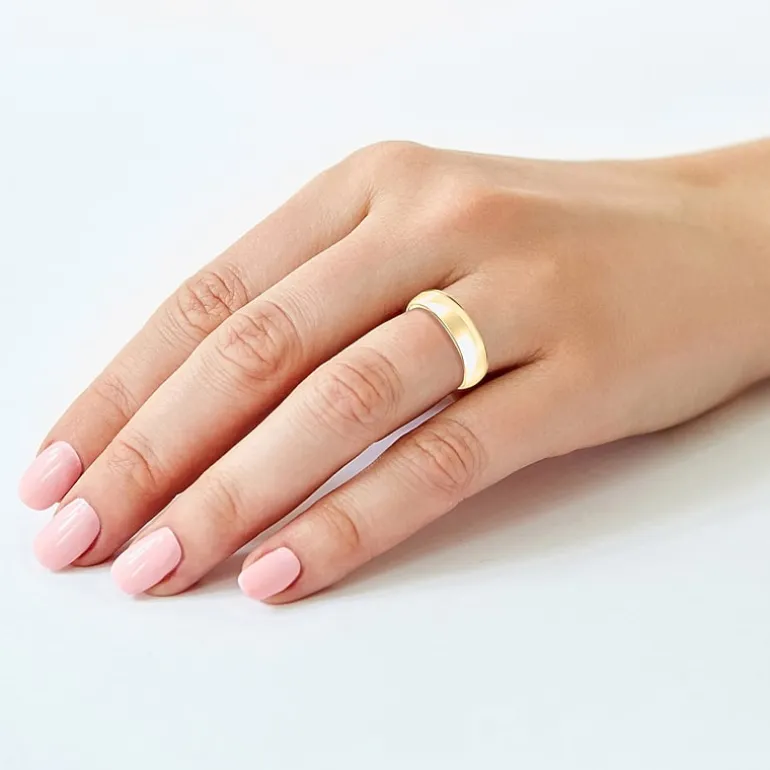 Unisex Adult 10K Gold Wedding Ring Set