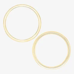 Unisex Adult 10K Gold Wedding Ring Set