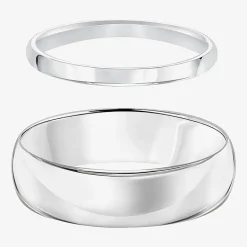 Unisex Adult 10K Gold Wedding Ring Set