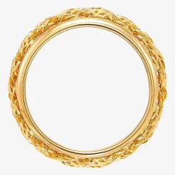 Unisex Adult 10.5MM 10K Gold Band