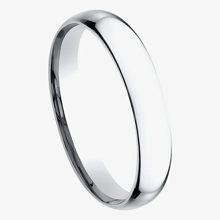 Unisex Adult 3MM Platinum Wedding Band