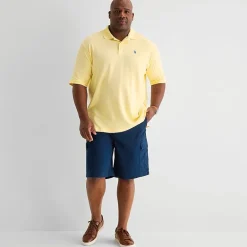 U.S. Polo Assn. Interlock Big and Tall Mens Classic Fit Short Sleeve Polo Shirt