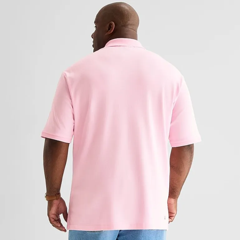 U.S. Polo Assn. Interlock Big and Tall Mens Classic Fit Short Sleeve Polo Shirt