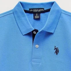 U.S. Polo Assn. Little & Big Kid Boys Short Sleeve Regular Fit Embroidered Polo Shirt