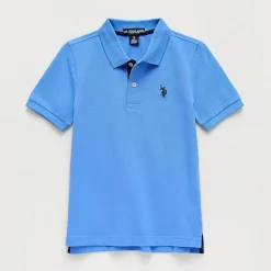 U.S. Polo Assn. Little & Big Kid Boys Short Sleeve Regular Fit Embroidered Polo Shirt