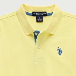 U.S. Polo Assn. Little & Big Kid Boys Short Sleeve Regular Fit Embroidered Polo Shirt