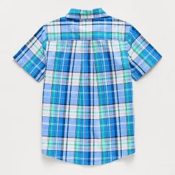 U.S. Polo Assn. Little & Big Kid Boys Short Sleeve Regular Fit Embroidered Button-Down Shirt