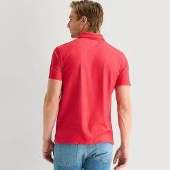 U.S. Polo Assn. Performance Stripe Mens Classic Fit Short Sleeve Polo Shirt