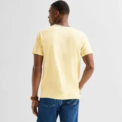 U.S. Polo Assn. Tipped Mens V Neck Short Sleeve Stretch Fabric T-Shirt