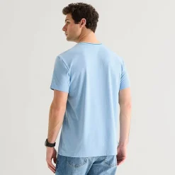 U.S. Polo Assn. Tipped Mens V Neck Short Sleeve Stretch Fabric T-Shirt