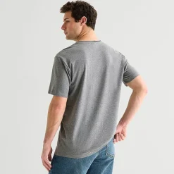 U.S. Polo Assn. Tipped Mens V Neck Short Sleeve Stretch Fabric T-Shirt