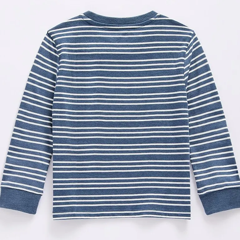 U.S. Polo Assn. Toddler Boys Crew Neck Long Sleeve T-Shirt