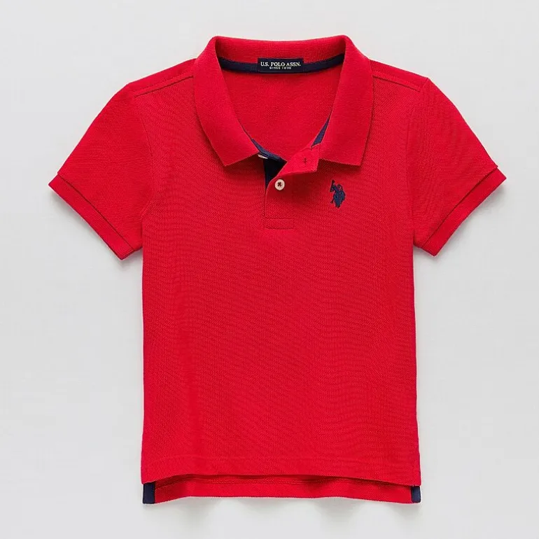 U.S. Polo Assn. Toddler Boys Short Sleeve Classic Fit Polo Shirt