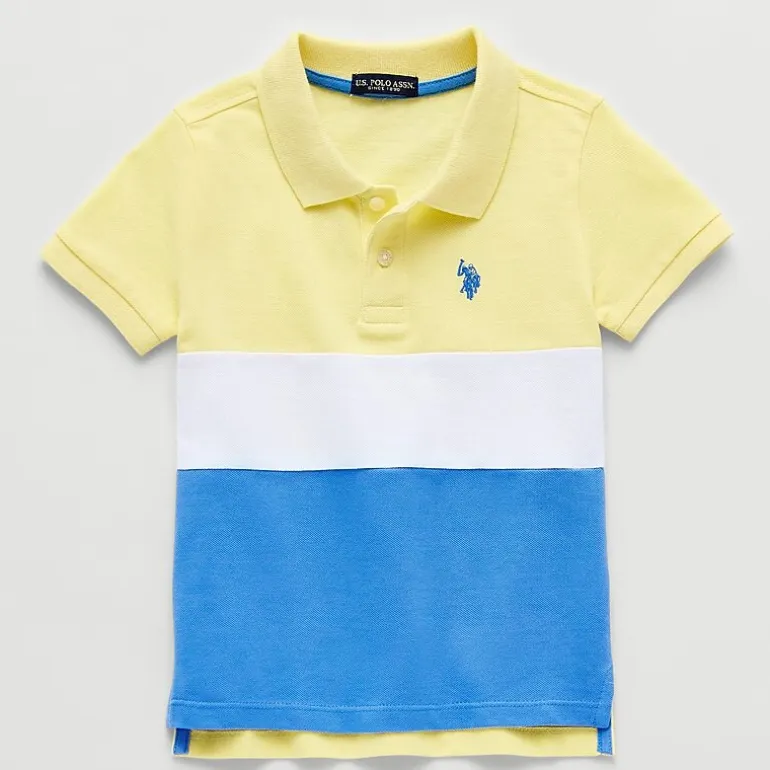 U.S. Polo Assn. Toddler Boys Short Sleeve Regular Fit Polo Shirt