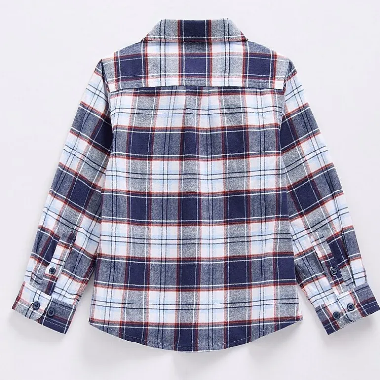 U.S. Polo Assn. Toddler Boys Y Neck Long Sleeve Classic Fit Button-Down Shirt