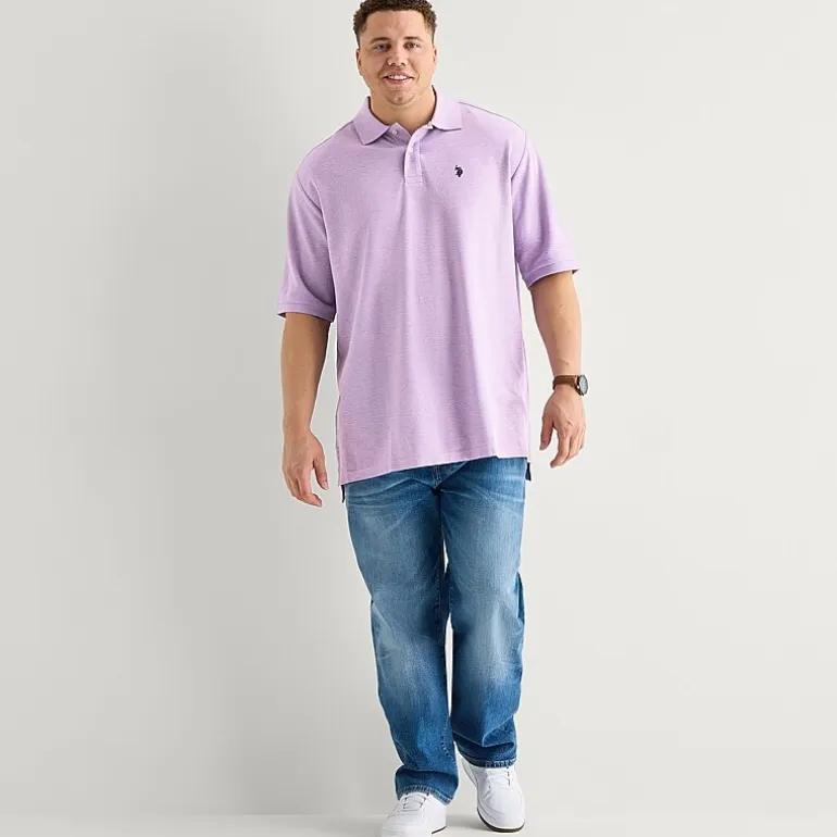 U.S. Polo Assn. Ultimate Pique Big and Tall Mens Classic Fit Short Sleeve Polo Shirt