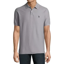 U.S. Polo Assn. Ultimate Pique Stretch Mens Classic Fit Short Sleeve Polo Shirt