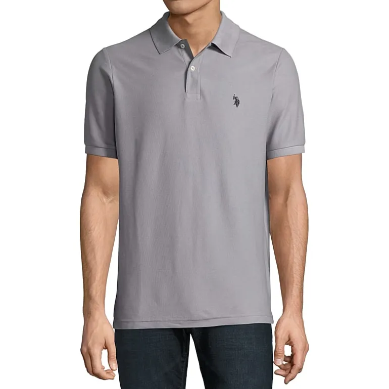 U.S. Polo Assn. Ultimate Pique Stretch Mens Classic Fit Short Sleeve Polo Shirt