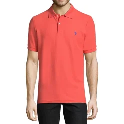 U.S. Polo Assn. Ultimate Pique Stretch Mens Classic Fit Short Sleeve Polo Shirt