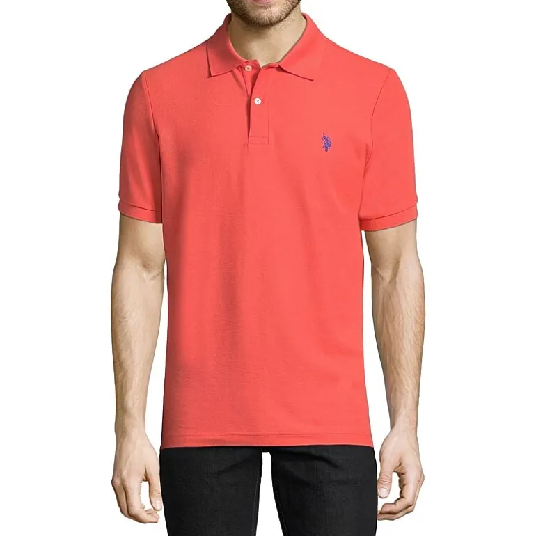U.S. Polo Assn. Ultimate Pique Stretch Mens Classic Fit Short Sleeve Polo Shirt