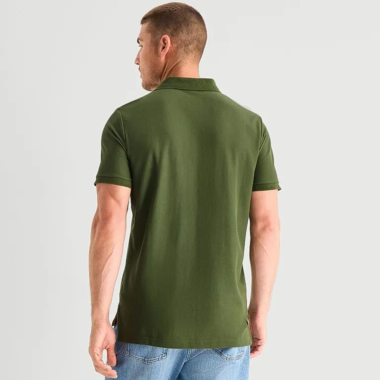 U.S. Polo Assn. Ultimate Pique Stretch Mens Classic Fit Short Sleeve Polo Shirt