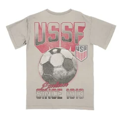 U.S. Soccer Mens Crew Neck Short Sleeve Regular Fit Graphic T-Shirt