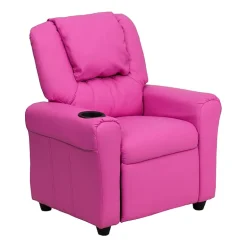Vana Plush Recliner with Cup Holder for Kids